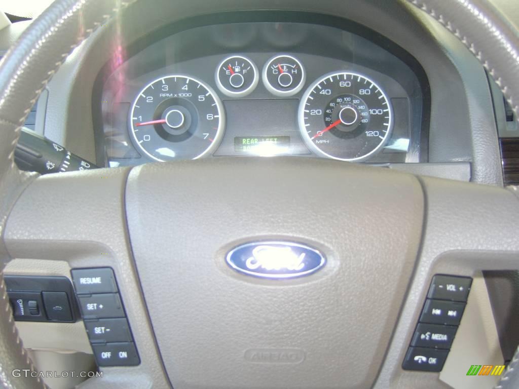 2008 Fusion SEL V6 - Dune Pearl Metallic / Medium Light Stone photo #16