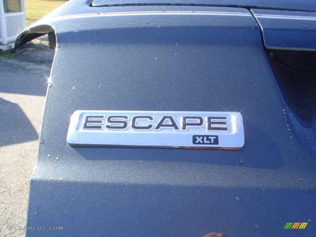 2009 Escape XLT V6 - Black Pearl Slate Metallic / Stone photo #14
