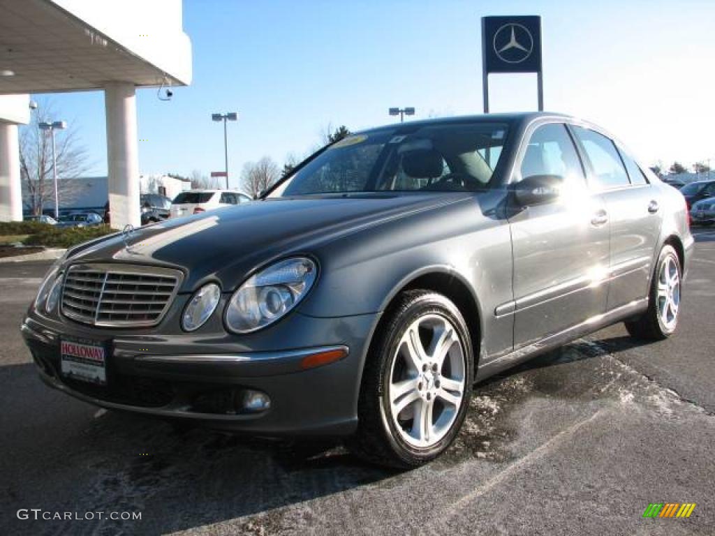 2006 E 350 4Matic Sedan - Flint Grey Metallic / Charcoal photo #1