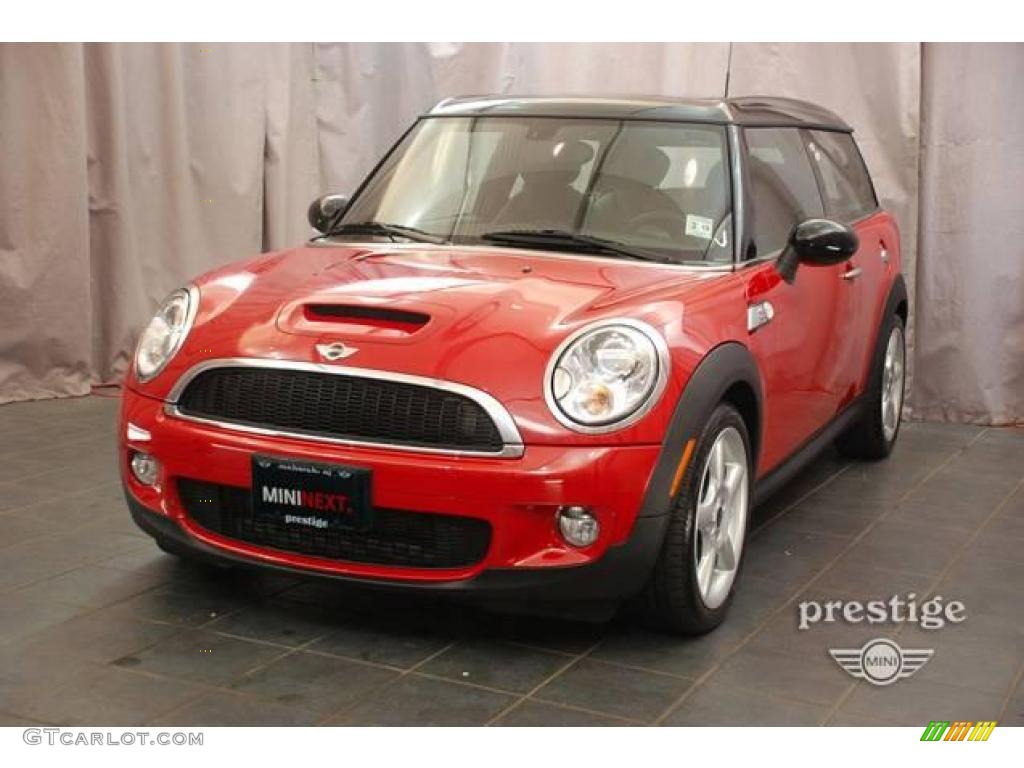 2009 Cooper S Clubman - Chili Red / Punch Carbon Black Leather photo #1