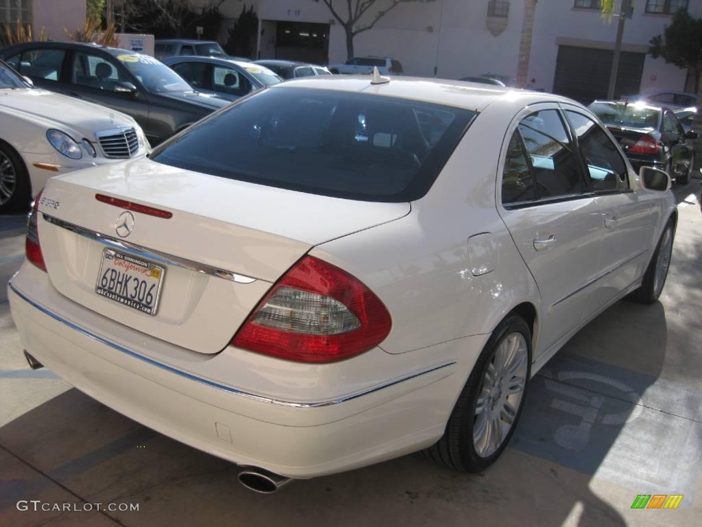 2008 E 350 Sedan - Arctic White / Cashmere photo #3