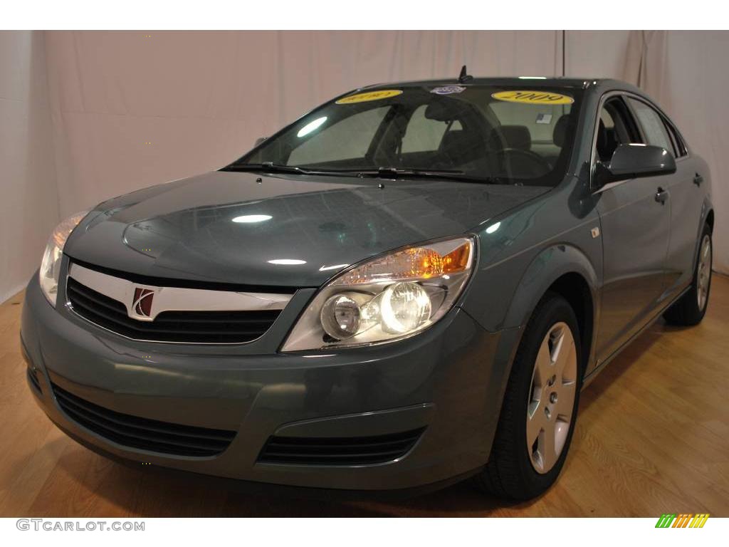 2009 Aura XE - Silver Moss / Gray photo #1