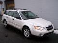 2008 Satin White Pearl Subaru Outback 2.5i Wagon  photo #9