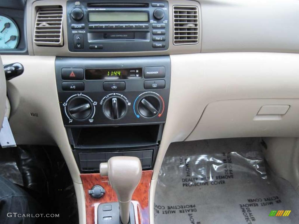 2004 Corolla LE - Impulse Red / Pebble Beige photo #6