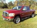 2007 Inferno Red Crystal Pearl Dodge Ram 1500 Thunder Road Quad Cab 4x4  photo #1