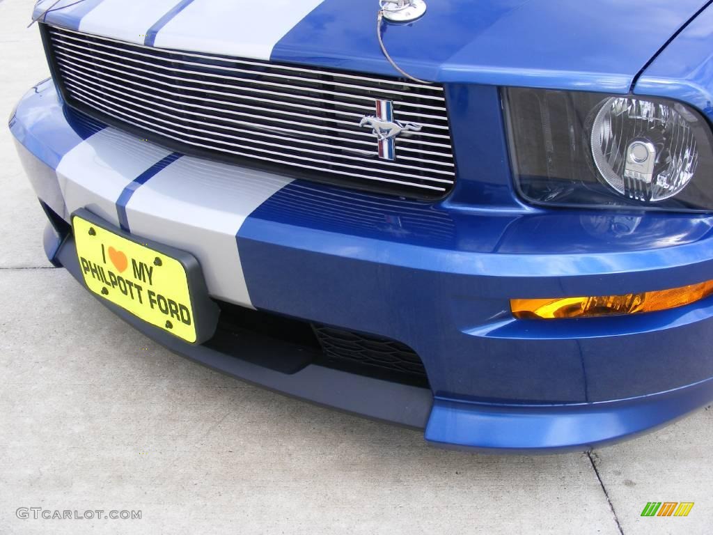 2008 Mustang Shelby GT Coupe - Vista Blue Metallic / Dark Charcoal photo #12