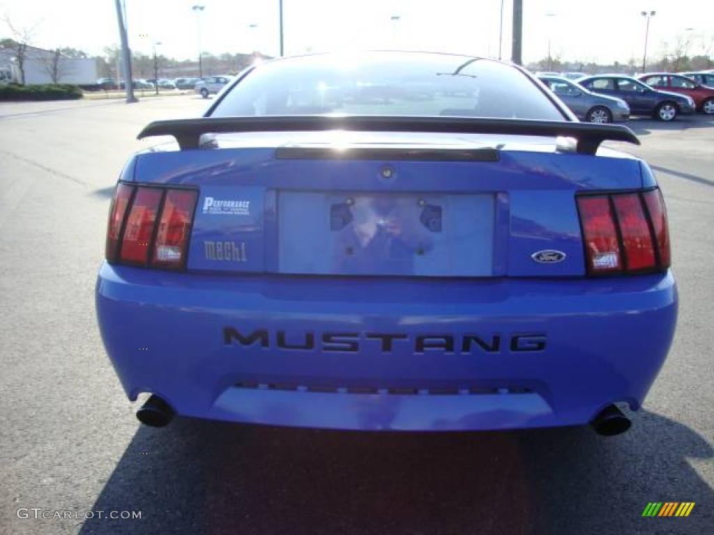 2003 Mustang Mach 1 Coupe - Azure Blue / Dark Charcoal photo #4