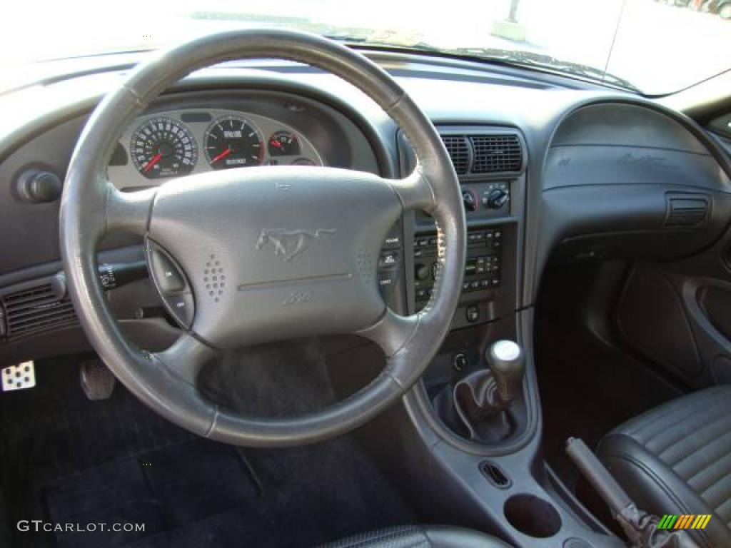 2003 Mustang Mach 1 Coupe - Azure Blue / Dark Charcoal photo #11