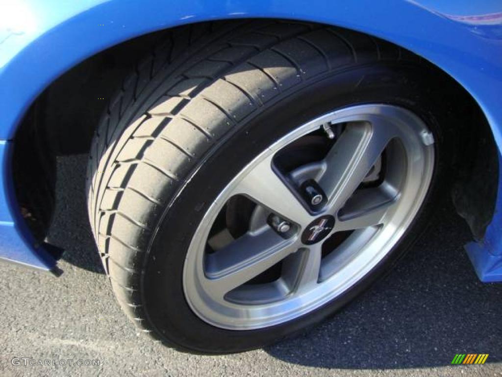 2003 Mustang Mach 1 Coupe - Azure Blue / Dark Charcoal photo #17