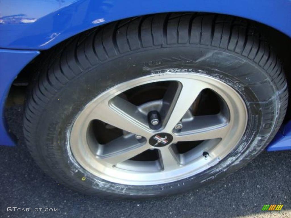 2003 Mustang Mach 1 Coupe - Azure Blue / Dark Charcoal photo #20