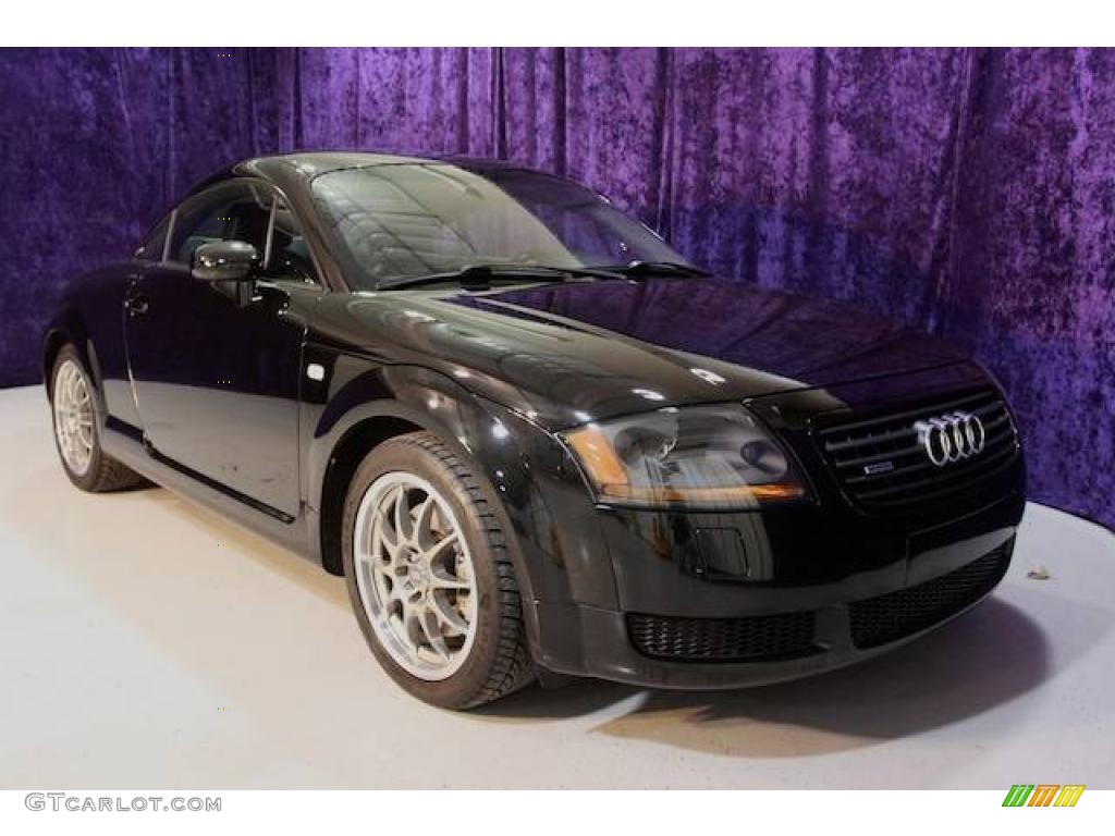2001 TT 1.8T quattro Coupe - Brilliant Black / Ebony Black photo #1