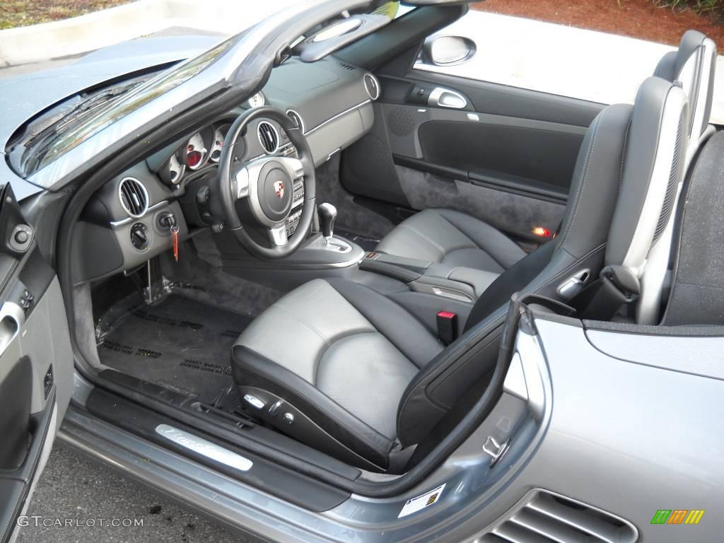 Black Stone Grey Interior 2006 Porsche Boxster S Photo