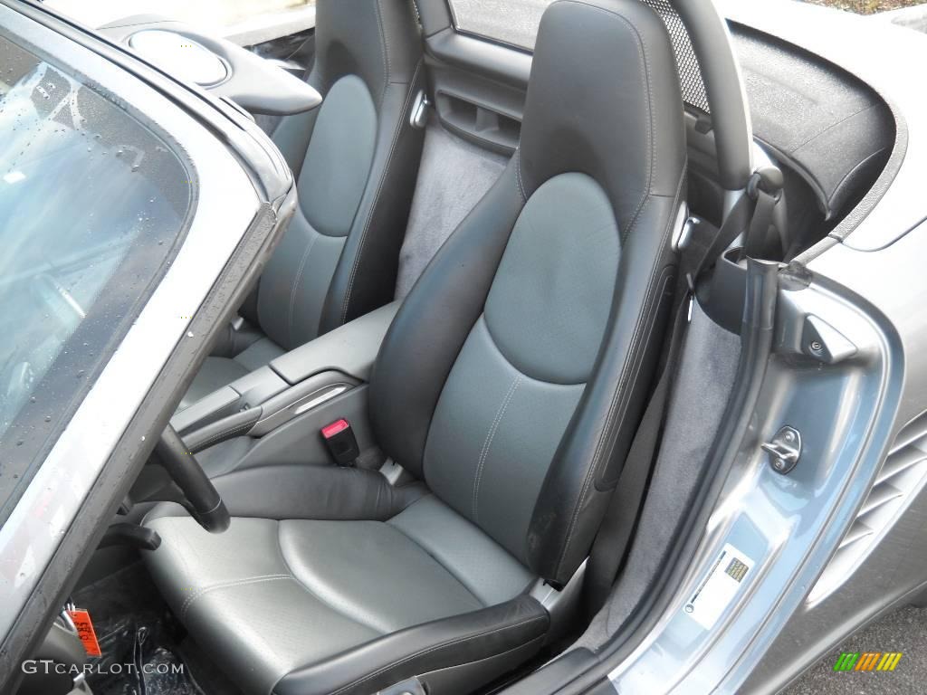 Black Stone Grey Interior 2006 Porsche Boxster S Photo