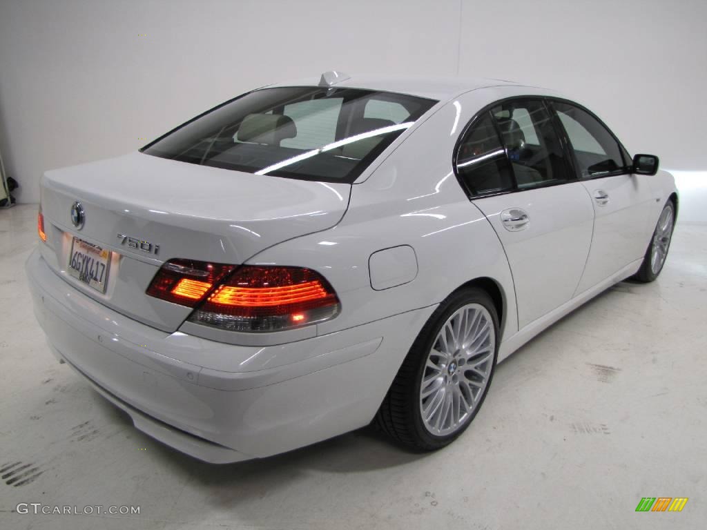 2008 7 Series 750i Sedan - Alpine White / Cream Beige photo #5