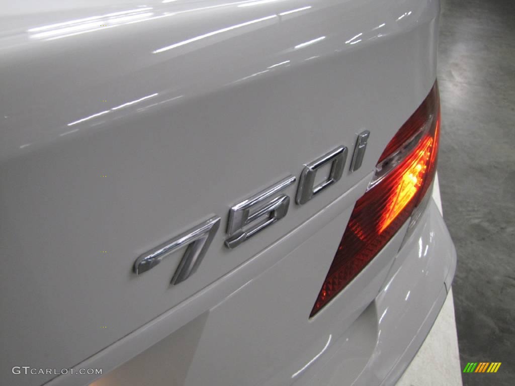 2008 7 Series 750i Sedan - Alpine White / Cream Beige photo #7