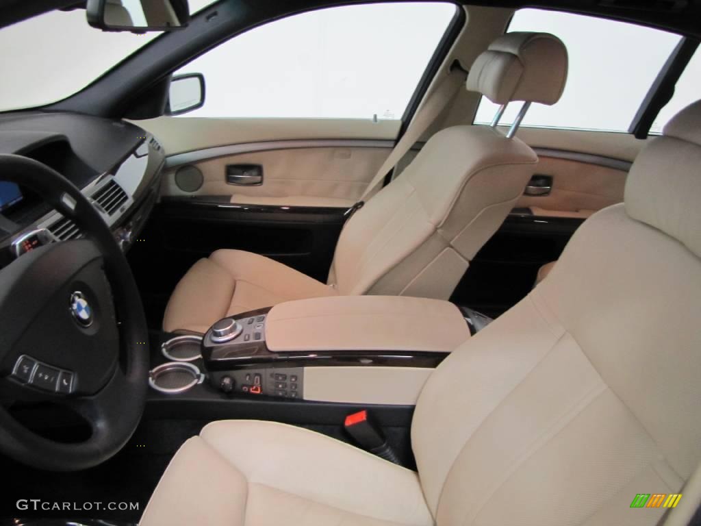 2008 7 Series 750i Sedan - Alpine White / Cream Beige photo #19