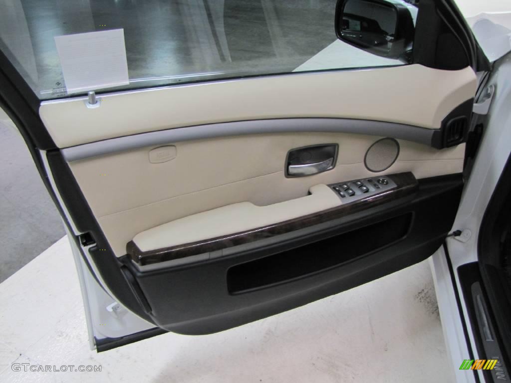 2008 7 Series 750i Sedan - Alpine White / Cream Beige photo #23