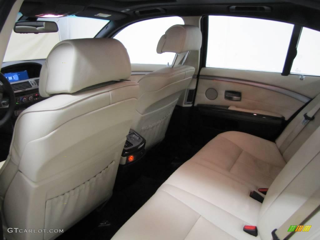 2008 7 Series 750i Sedan - Alpine White / Cream Beige photo #25