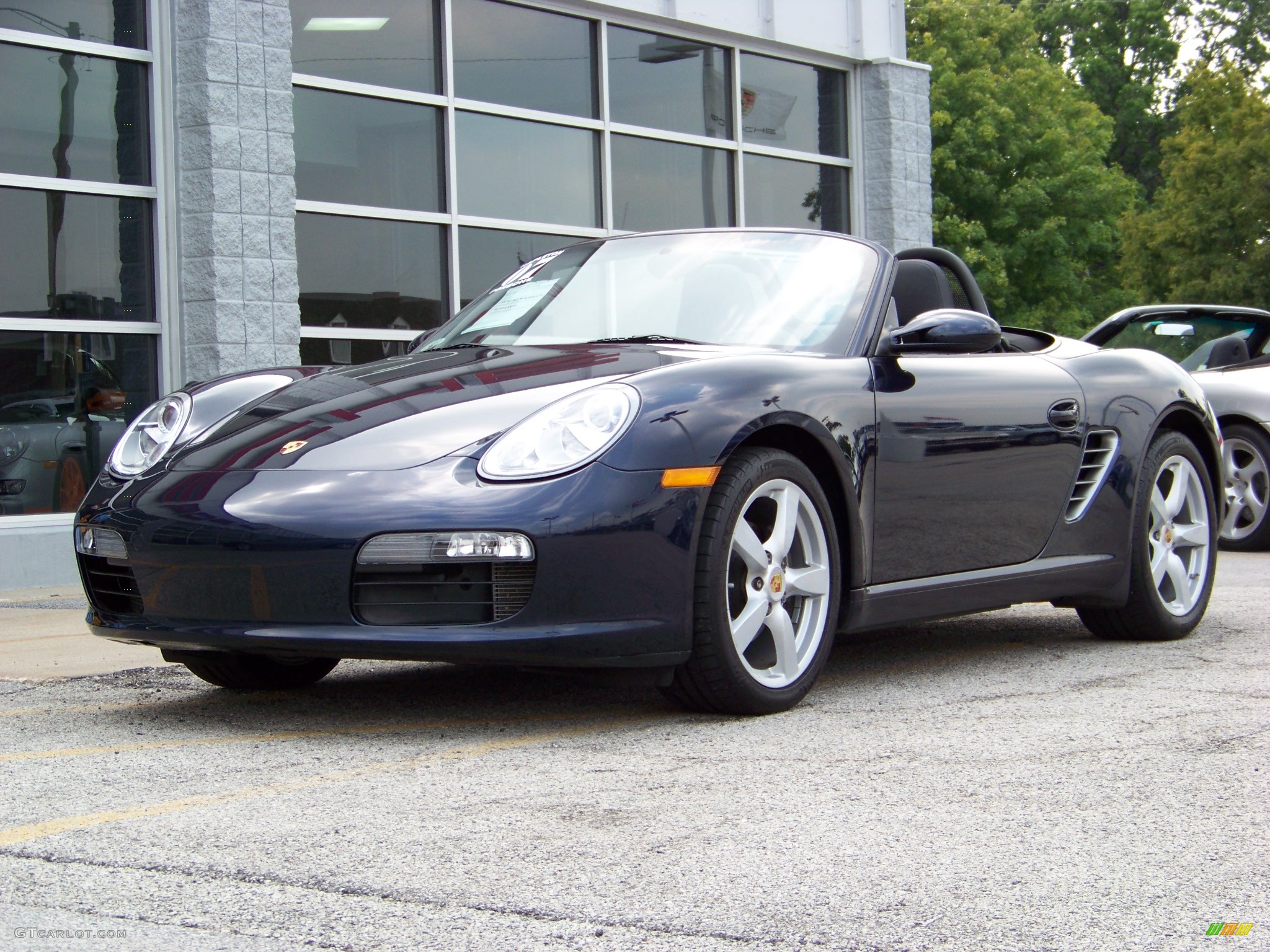 Midnight Blue Metallic Porsche Boxster