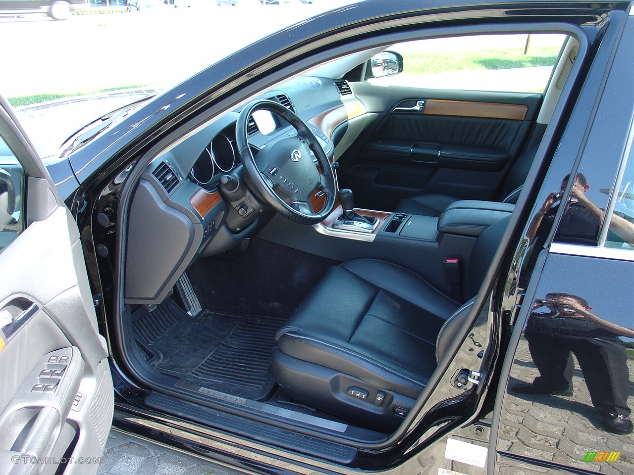 2006 M 45 Sport Sedan - Black Obsidian / Graphite photo #10