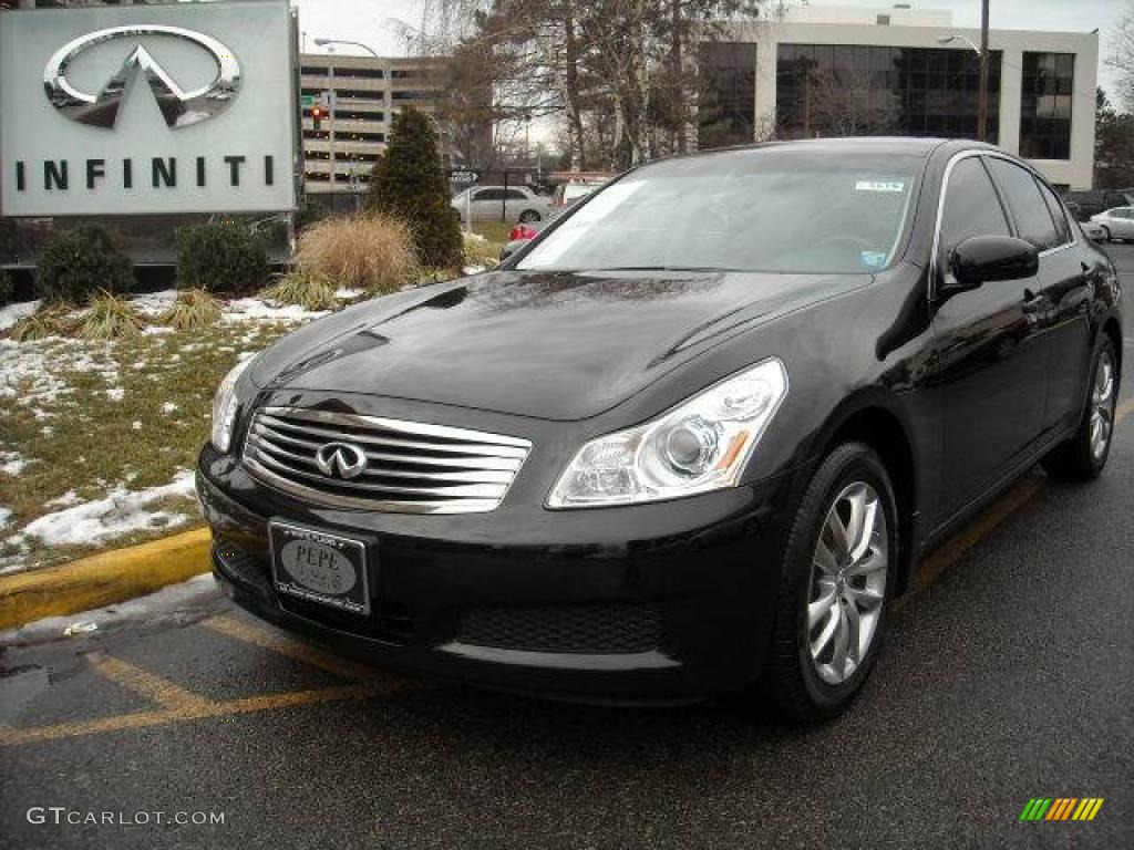 2007 G 35 x Sedan - Black Obsidian / Graphite Black photo #1