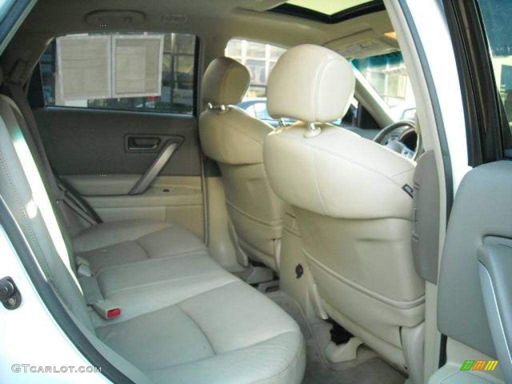 2005 FX 35 AWD - Ivory Pearl White / Willow photo #7