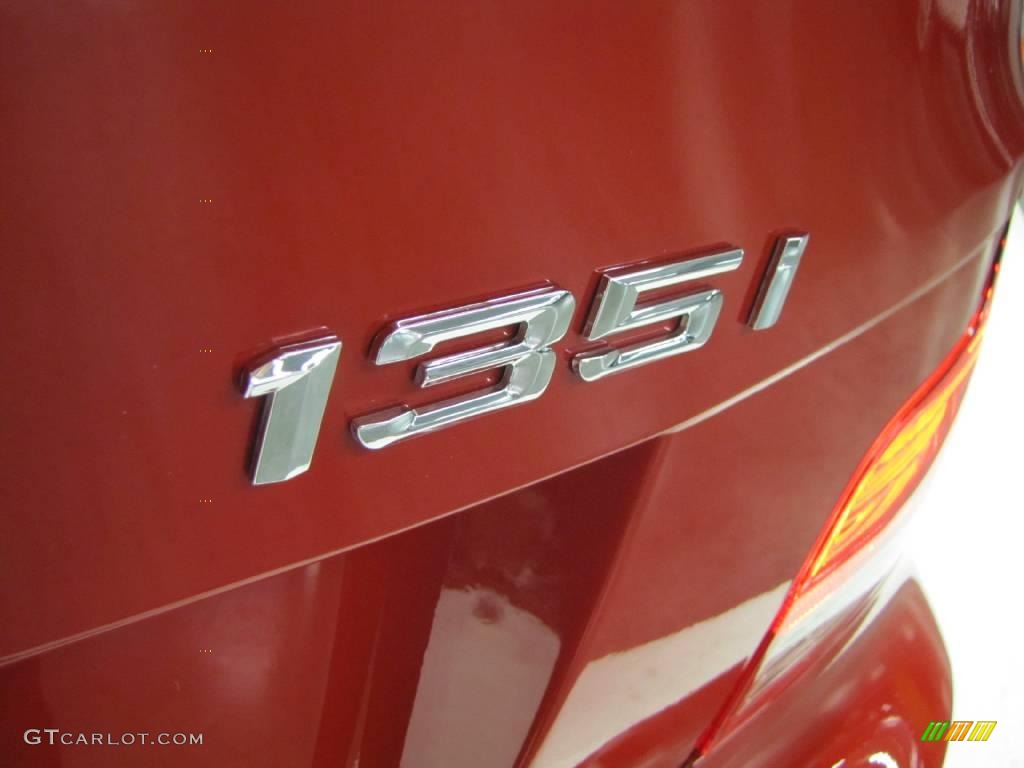 2009 1 Series 135i Coupe - Crimson Red / Black photo #7