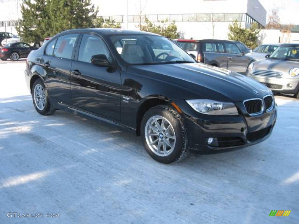 2010 3 Series 328i xDrive Sedan - Black Sapphire Metallic / Oyster/Black Dakota Leather photo #7