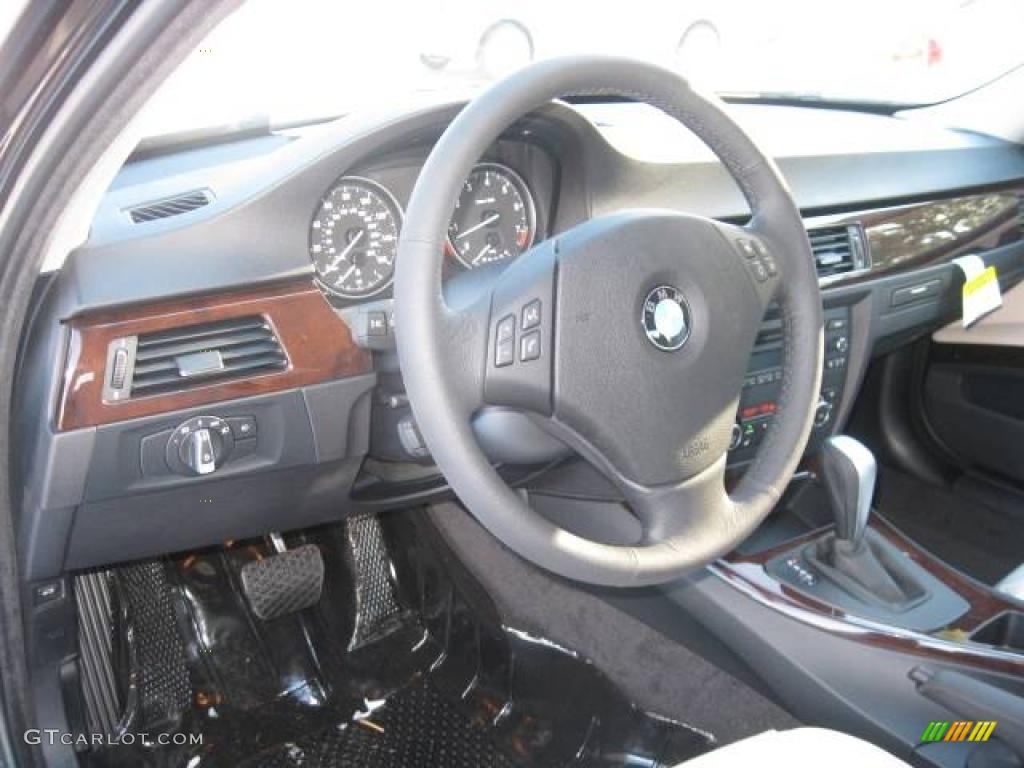 2010 3 Series 328i xDrive Sedan - Black Sapphire Metallic / Oyster/Black Dakota Leather photo #9