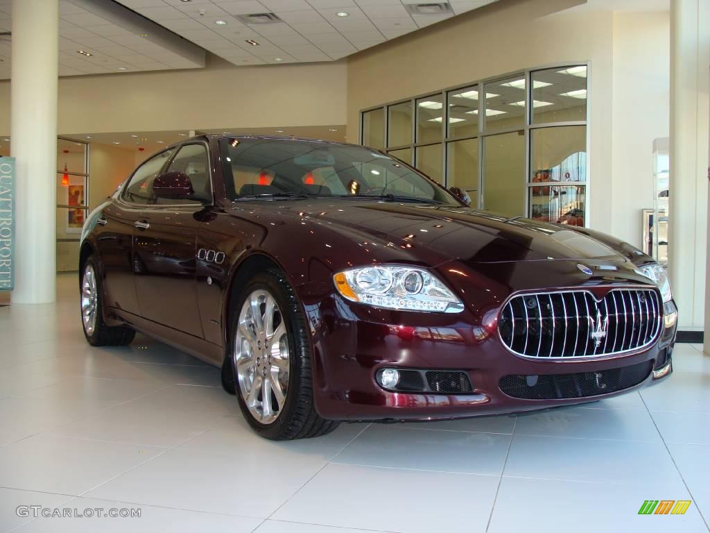 2009 Quattroporte  - Bordeaux Pontevecchio (Dark Red) / Nero photo #1