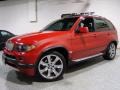 Imola Red 2005 BMW X5 4.8is