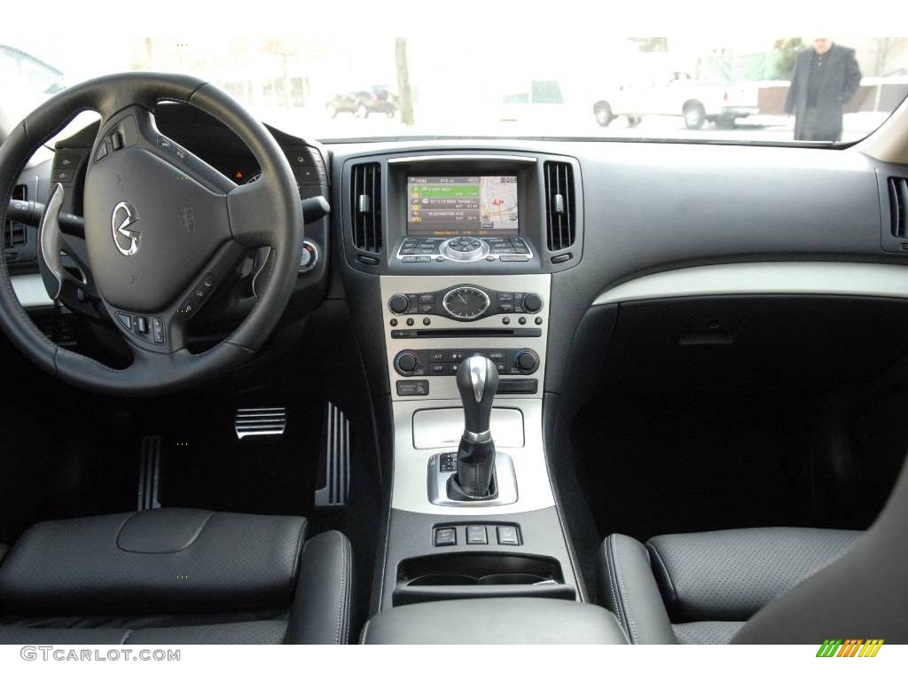 2008 Infiniti G 35 x S Sedan Graphite Dashboard Photo #2396243