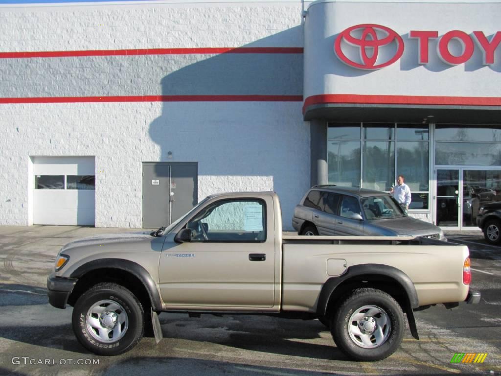 2003 Tacoma Regular Cab 4x4 - Mystic Gold Metallic / Oak photo #2