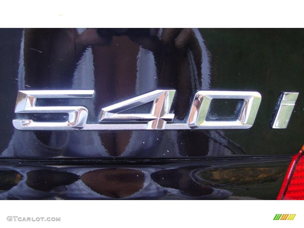 1998 5 Series 540i Sedan - Black II / Beige photo #9