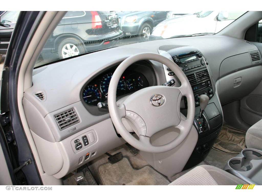 2007 Sienna LE AWD - Slate Gray Metallic / Stone photo #11