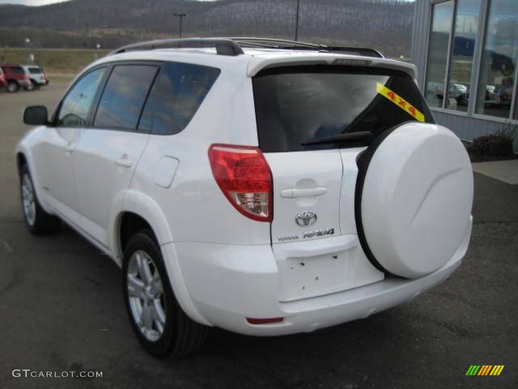 2007 RAV4 Sport 4WD - Super White / Dark Charcoal photo #29