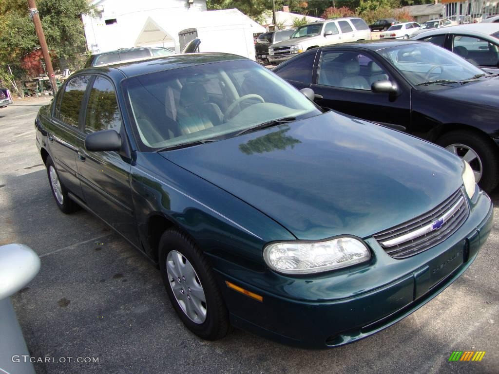 2001 Malibu Sedan - Dark Jade Green Metallic / Gray photo #1