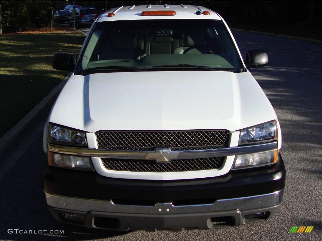 2003 Silverado 3500 LT Crew Cab 4x4 Dually - Summit White / Dark Charcoal photo #111