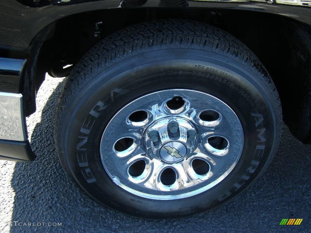 2007 Silverado 1500 Classic LT Extended Cab - Black / Dark Charcoal photo #3