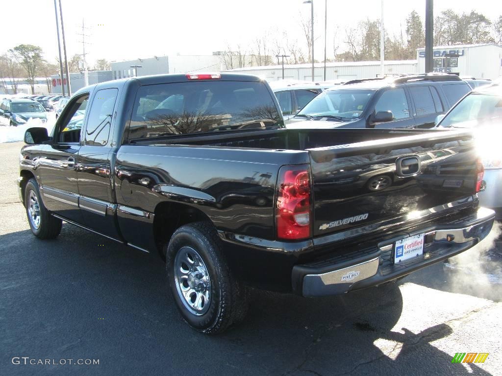 2007 Silverado 1500 Classic LT Extended Cab - Black / Dark Charcoal photo #5