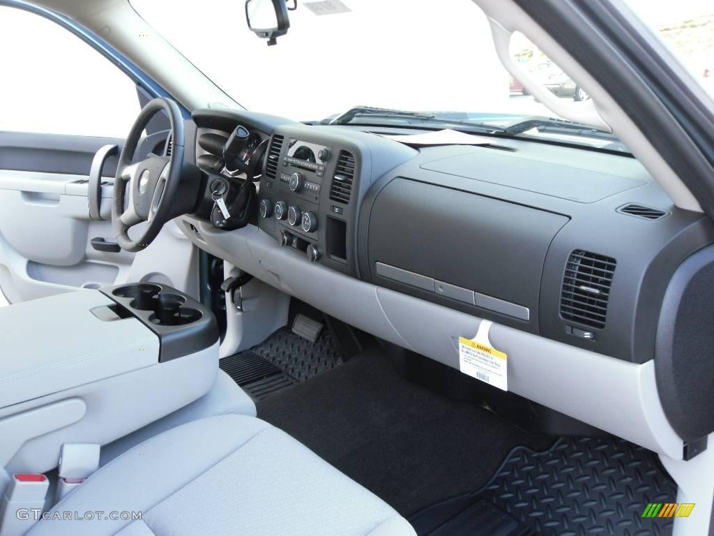 2010 Silverado 2500HD LT Crew Cab 4x4 - Blue Granite Metallic / Light Titanium/Ebony photo #16