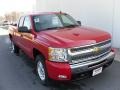 2010 Victory Red Chevrolet Silverado 1500 LT Extended Cab 4x4  photo #7