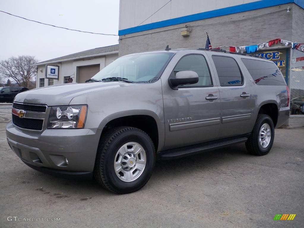 2009 Suburban LT 2500 - Greystone Metallic / Light Titanium/Dark Titanium photo #1