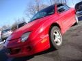 1999 Bright Red Pontiac Sunfire GT Convertible  photo #2