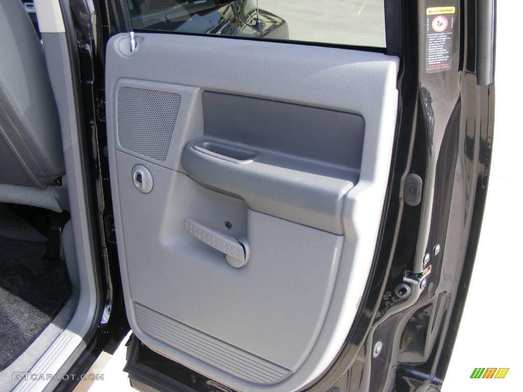 2006 Ram 1500 SRT-10 Quad Cab - Black / Medium Slate Gray photo #32