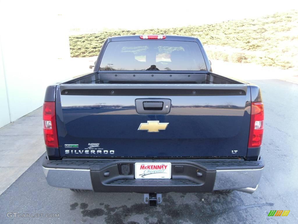 2010 Silverado 1500 LT Extended Cab - Imperial Blue Metallic / Ebony photo #3