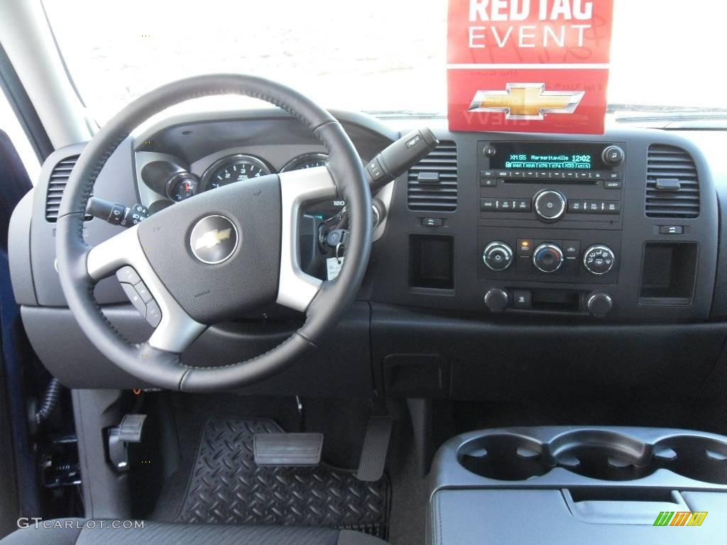 2010 Silverado 1500 LT Extended Cab - Imperial Blue Metallic / Ebony photo #22