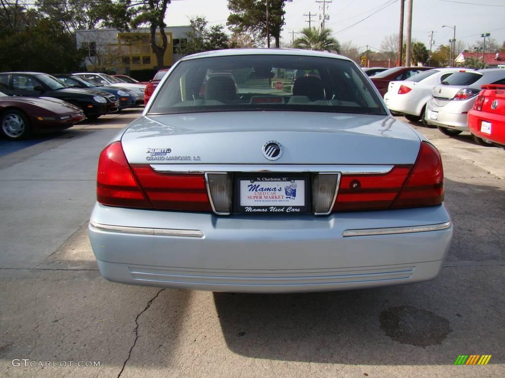 2004 Grand Marquis LS - Light Ice Blue Metallic / Dark Charcoal photo #7