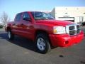 2007 Flame Red Dodge Dakota SLT Quad Cab  photo #8