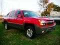 2002 Victory Red Chevrolet Avalanche Z71 4x4  photo #3